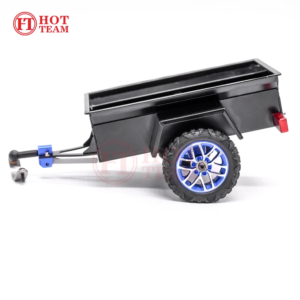 Hot Team Aluminum Mini Trailer for 1/24cars 98.5x68x54mm, total length 162mm