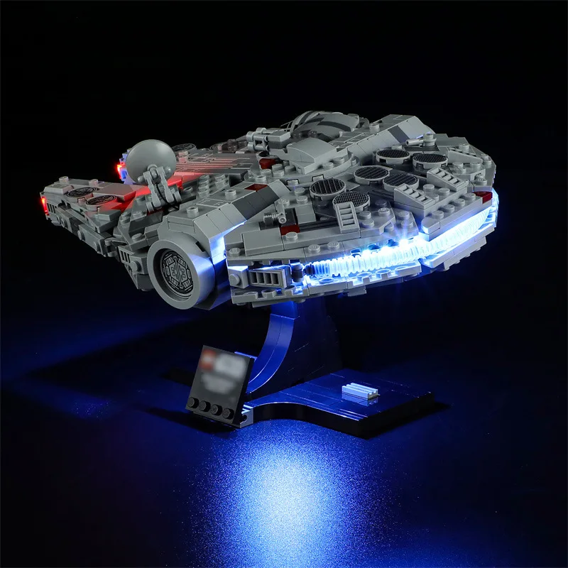 DIY LED Light Kit For LEGO 75375 Millennium Falcon (Only LED Light,Without Blocks Model)