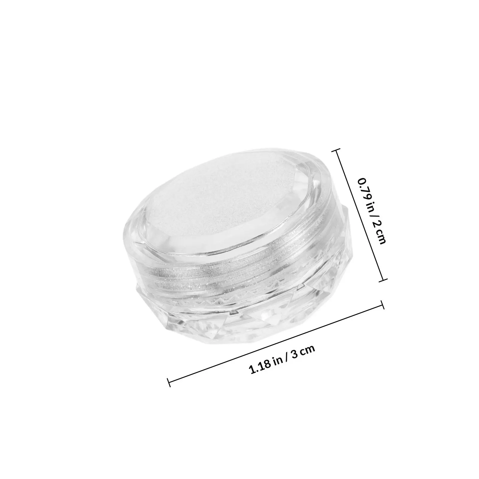 Eye Catching Silver Nail Glitter Powder Reflective Mirror Foil Flakes for Nail Art Manicure Decoration Gel Dip Powder Party