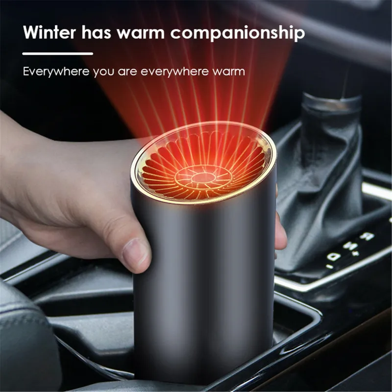 12V 150W Car Heating Heater Electric Heater Car Heater Heating Cooling Fan Portable Defrosting and Defogging Small Appliances