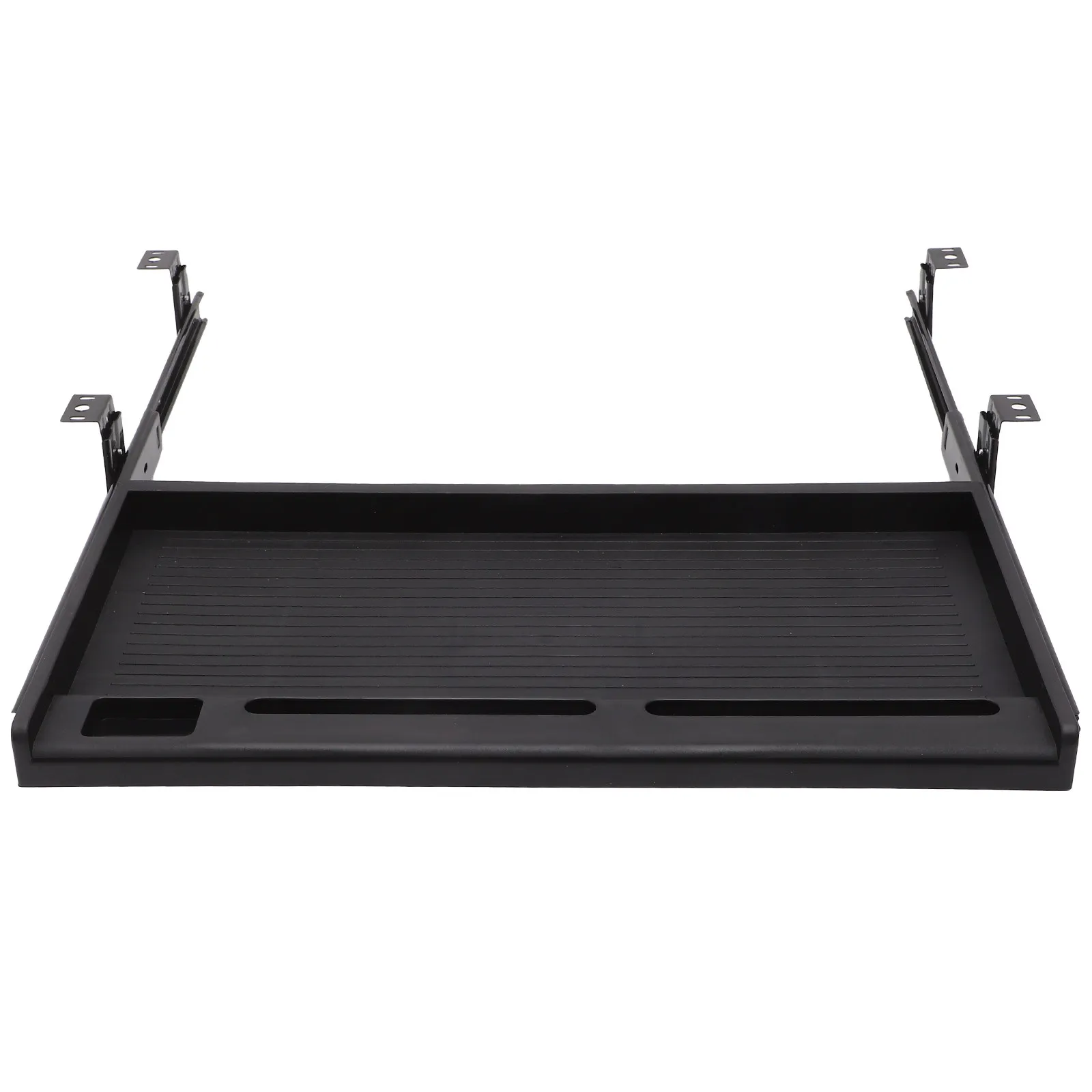 1Set Keyboard Tray Under Desk Slide Out Drawer Sturdy Wear-Resistant Office Computer Keyboard Stand Under Table Drawer