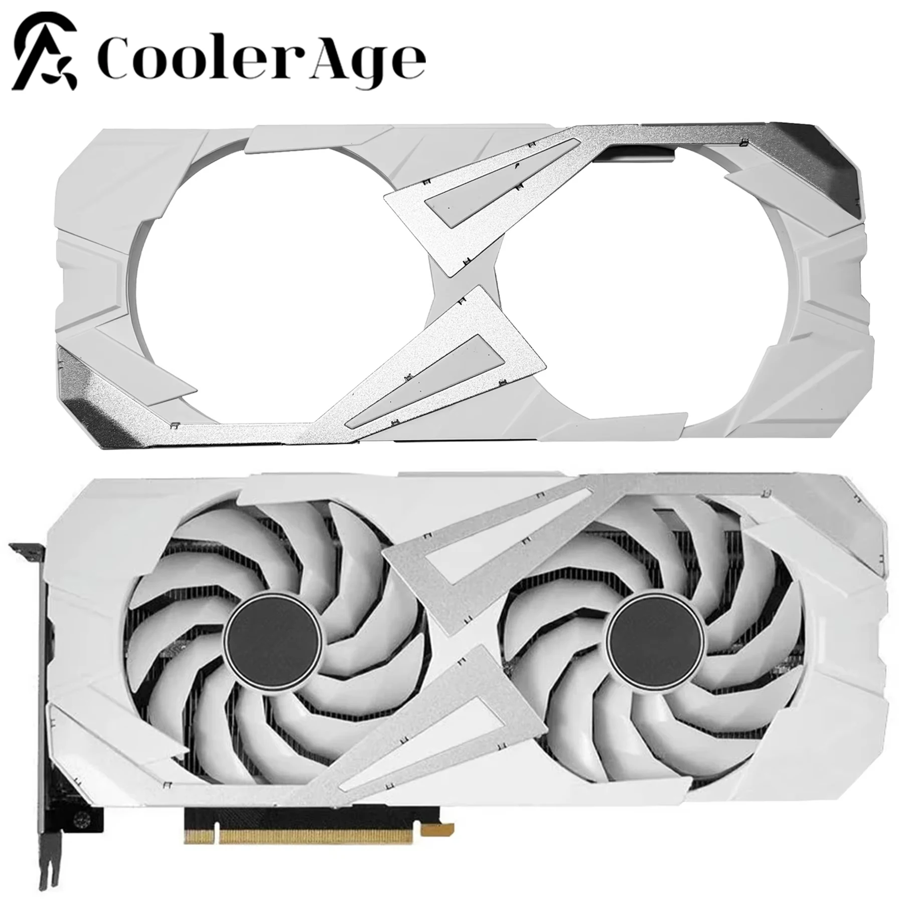 ​For GALAX GeForce RTX 3060 Ti EX White LHR Graphics Card Cooling Shell Original RTX3060Ti Video Card Case