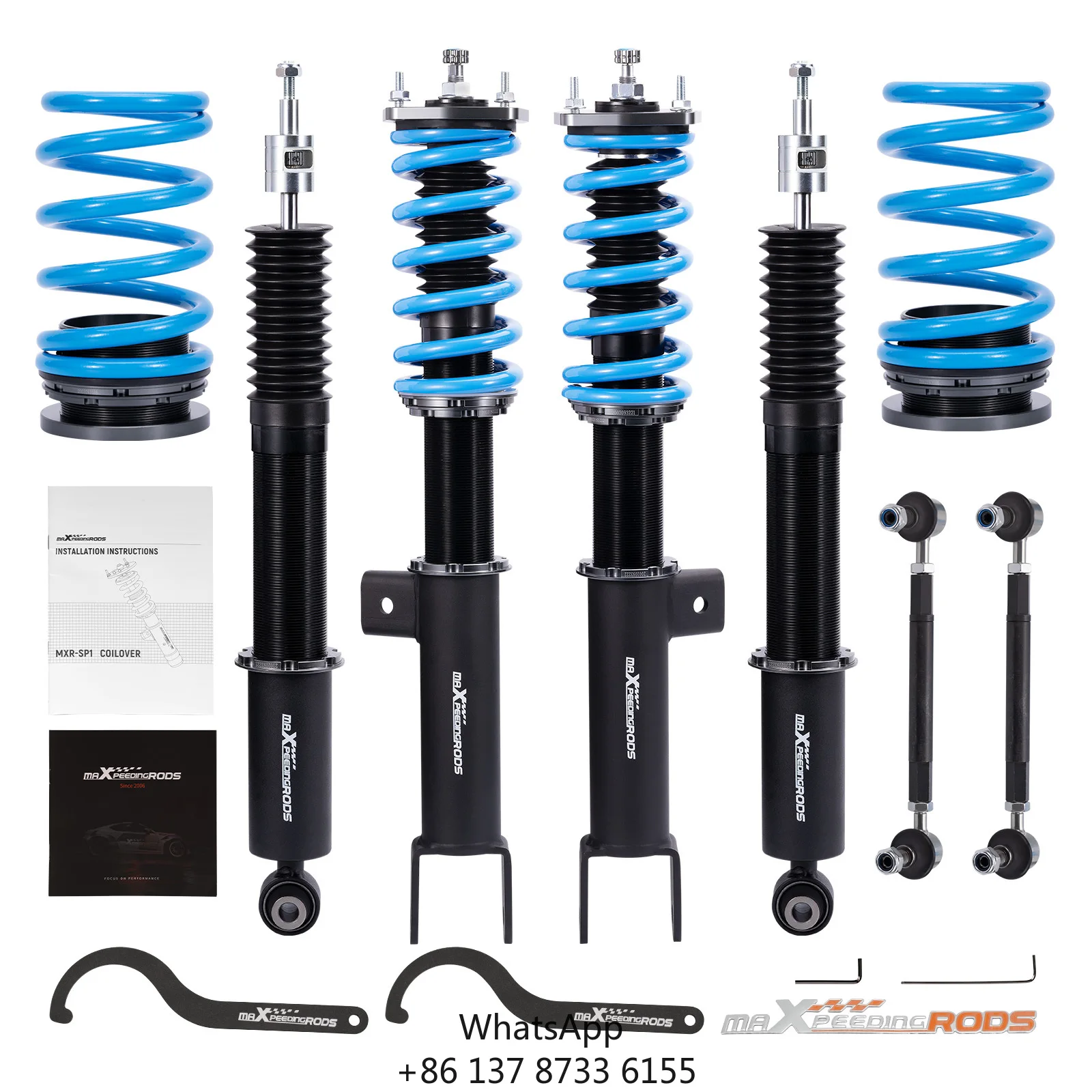 Damper Adjustable Coilover Struts Shock Absorbers For Tesla Model Y RWD 2020+
