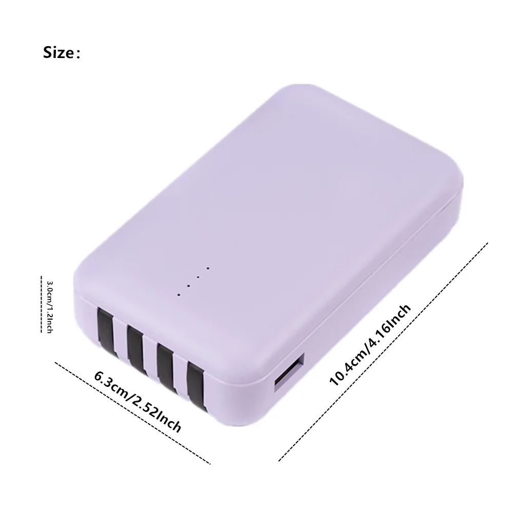 New Creative With Cable Fake Charging Treasure Mobile Power Organizer Case Hide Private Money Tibetan Medicine Storage Box Gifts