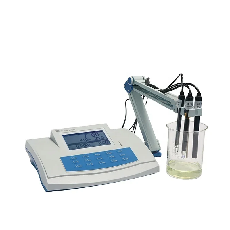 Tabletop LCD digital multi-parameter water quality tester