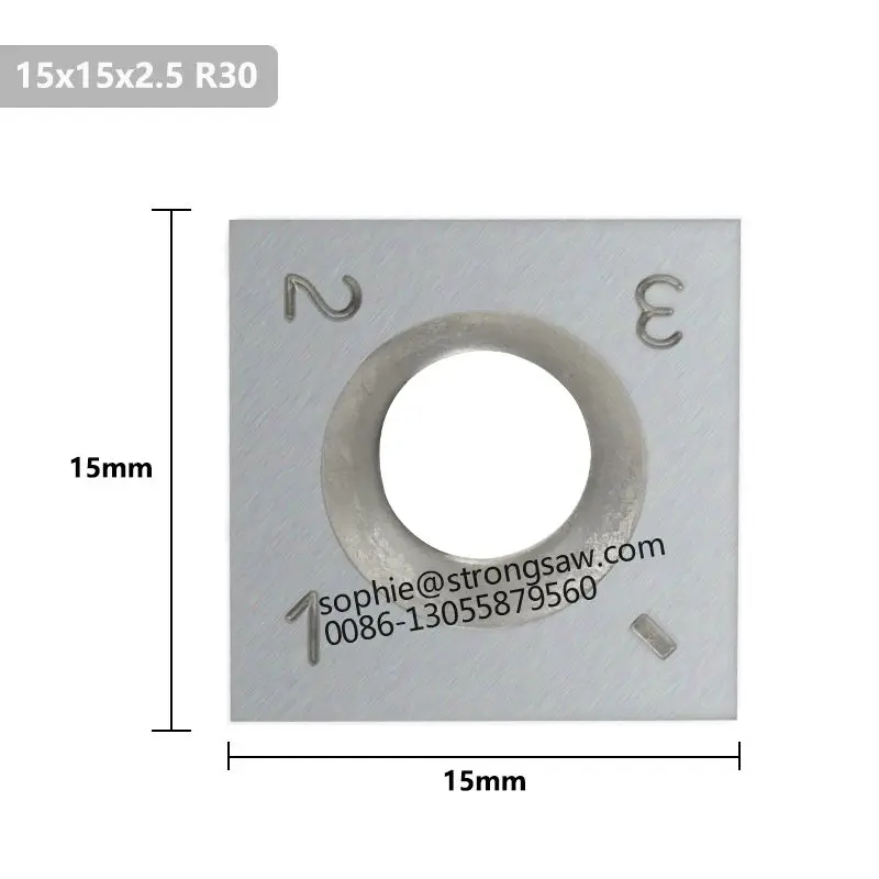 Livter Replacement Cemented Carbide Blade For Insert-Style Spoilboard Indexable Drill Router bit and Moulder Cutterhead