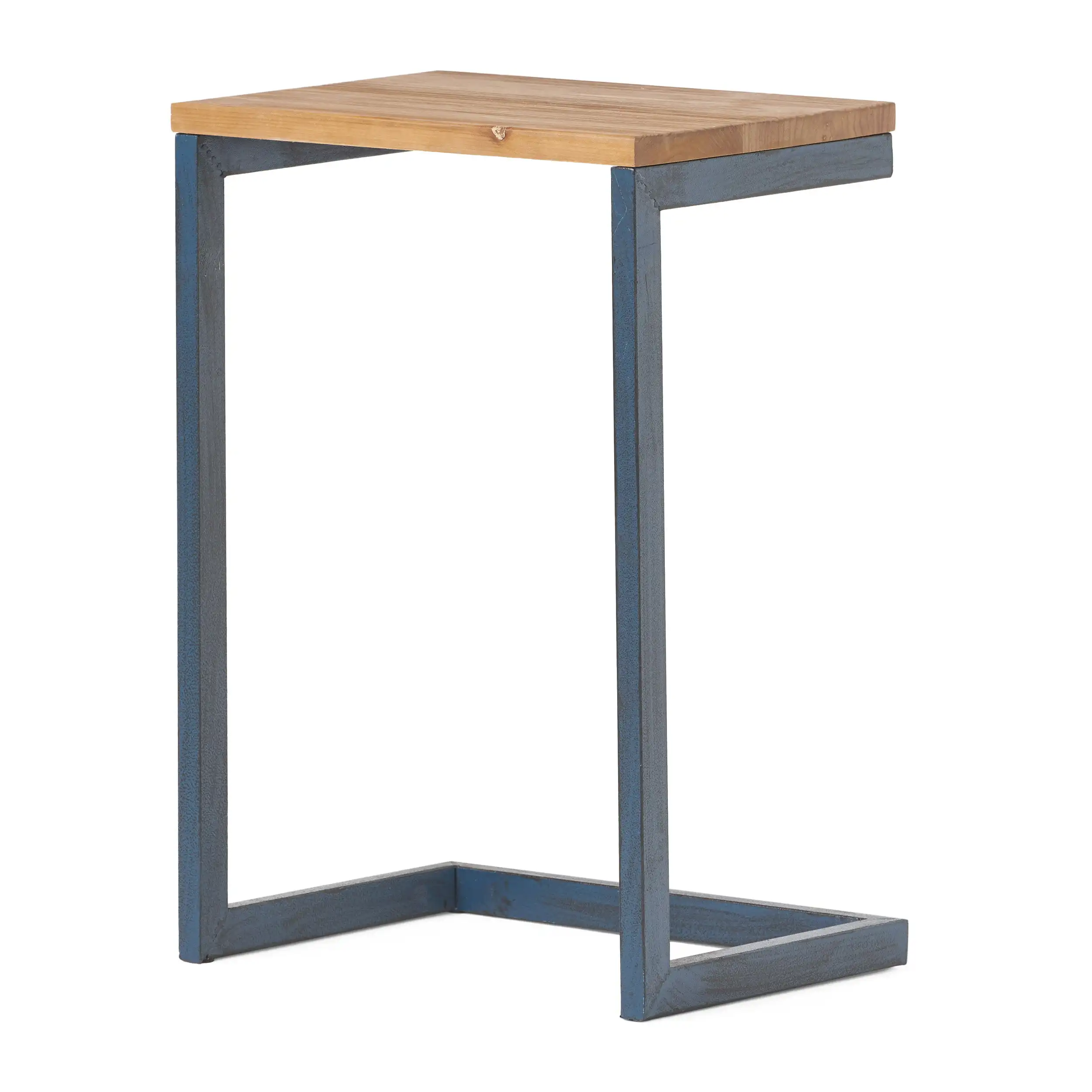 Noble House Arden Side Table, Brown/Blue