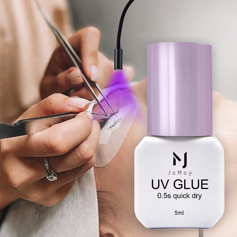 

False Eyelashes 0.5S UV Glue Adhesive Eyelash Glue Individual Lashes Extension Super Strong Maquillaje
