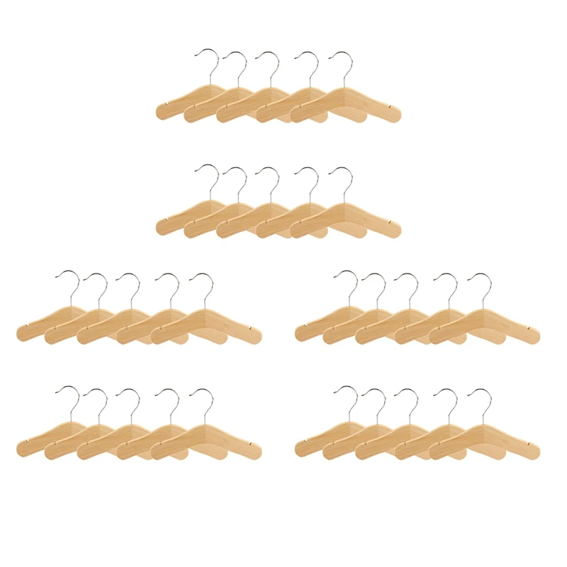 

Wooden Baby Hangers,Kids Hangers,Notched Shoulder Design For Children Clothes,Decoration Hanger,30 Pack,Small