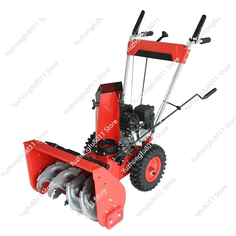196CC Snowplow Snow Sweeper Mini Walking Type 6.5HP Power Heavy  Walk-behind Snow Cleaning Removing Machine