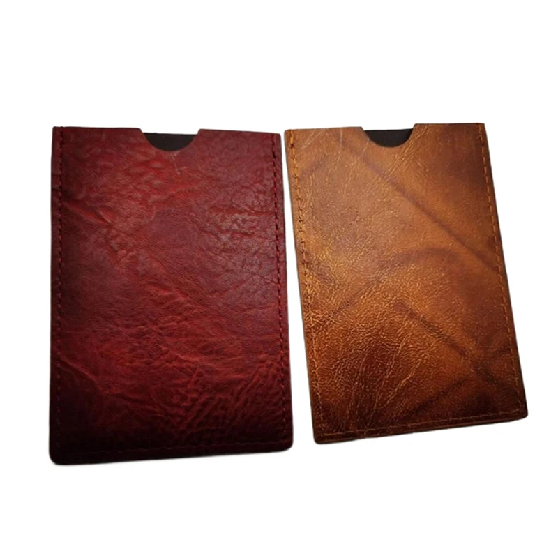 محفظة جلدية لبطل الهوية للرجال والنساء، تصميم أنيق للبطل الخارق، فتحات بطاقات متعددة، هدية نقدية