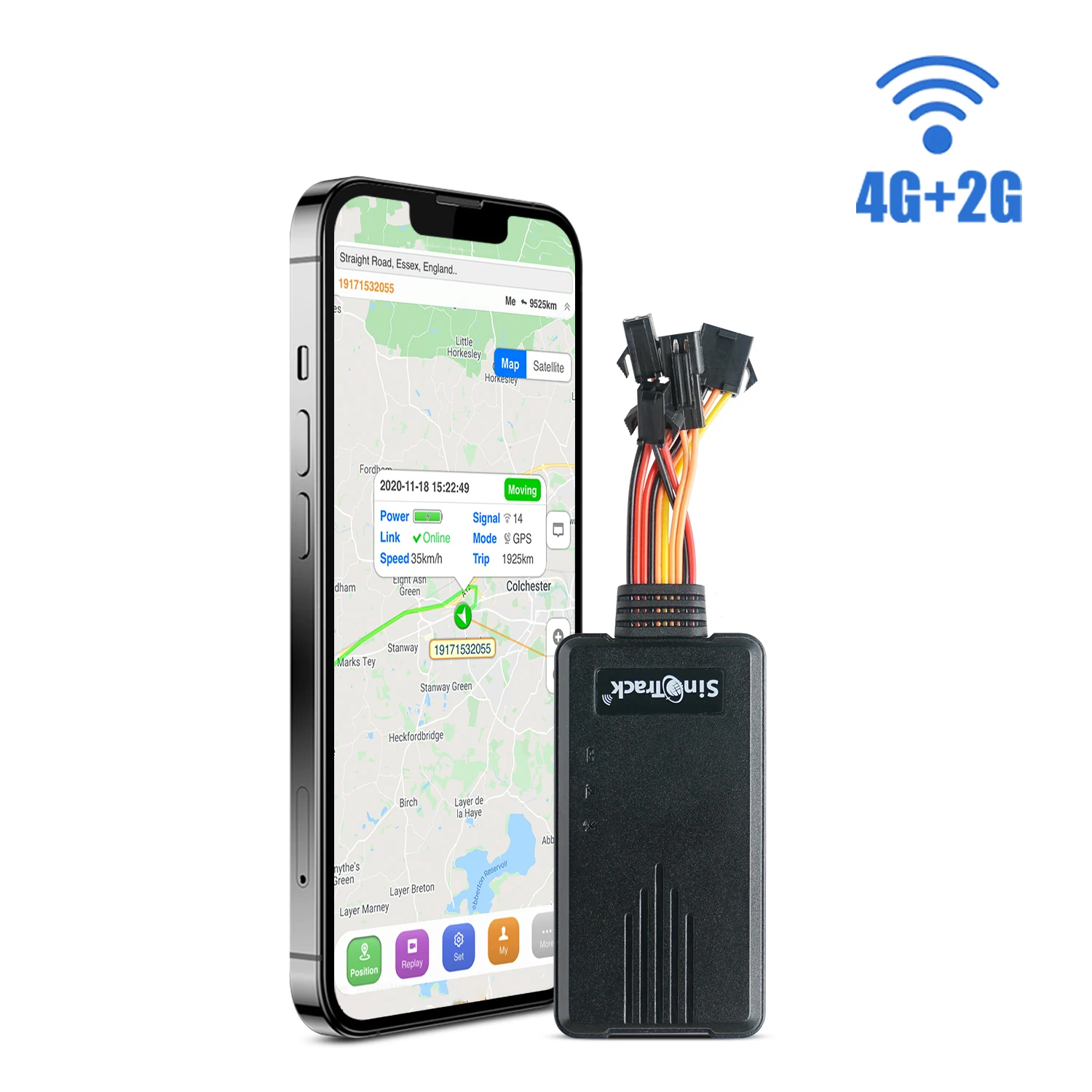 SinoTrack 4G GPS-Tracker ST-906L für Auto Motorrad Fahrzeug-Ortungsgerät mit Öl- und Stromabschaltung Kostenlose APP – Detail 2