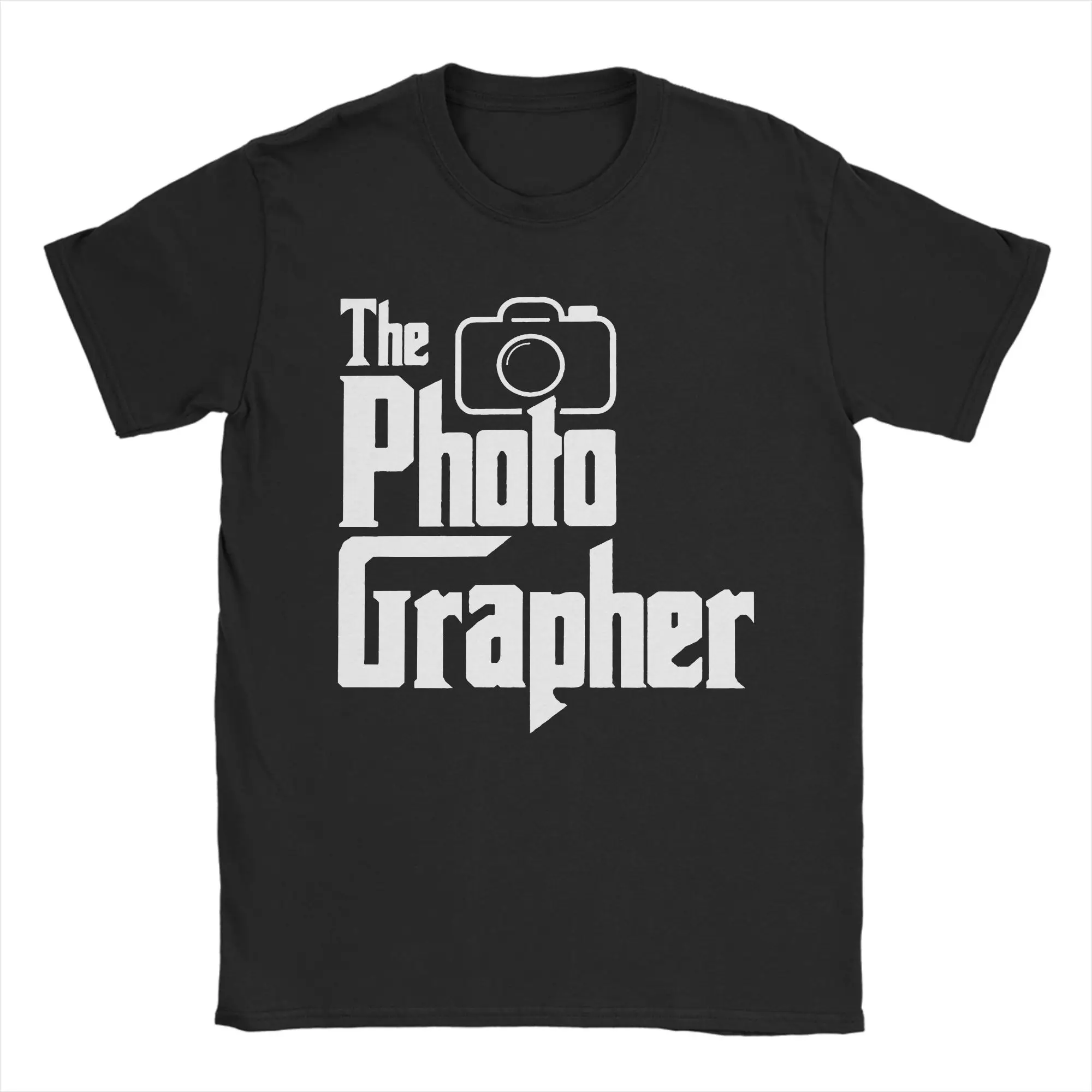 The Photographer T-Shirt Men Women  Humorous Pure Cotton Tees Crewneck Short Sleeve T Shirt Summer Clothes