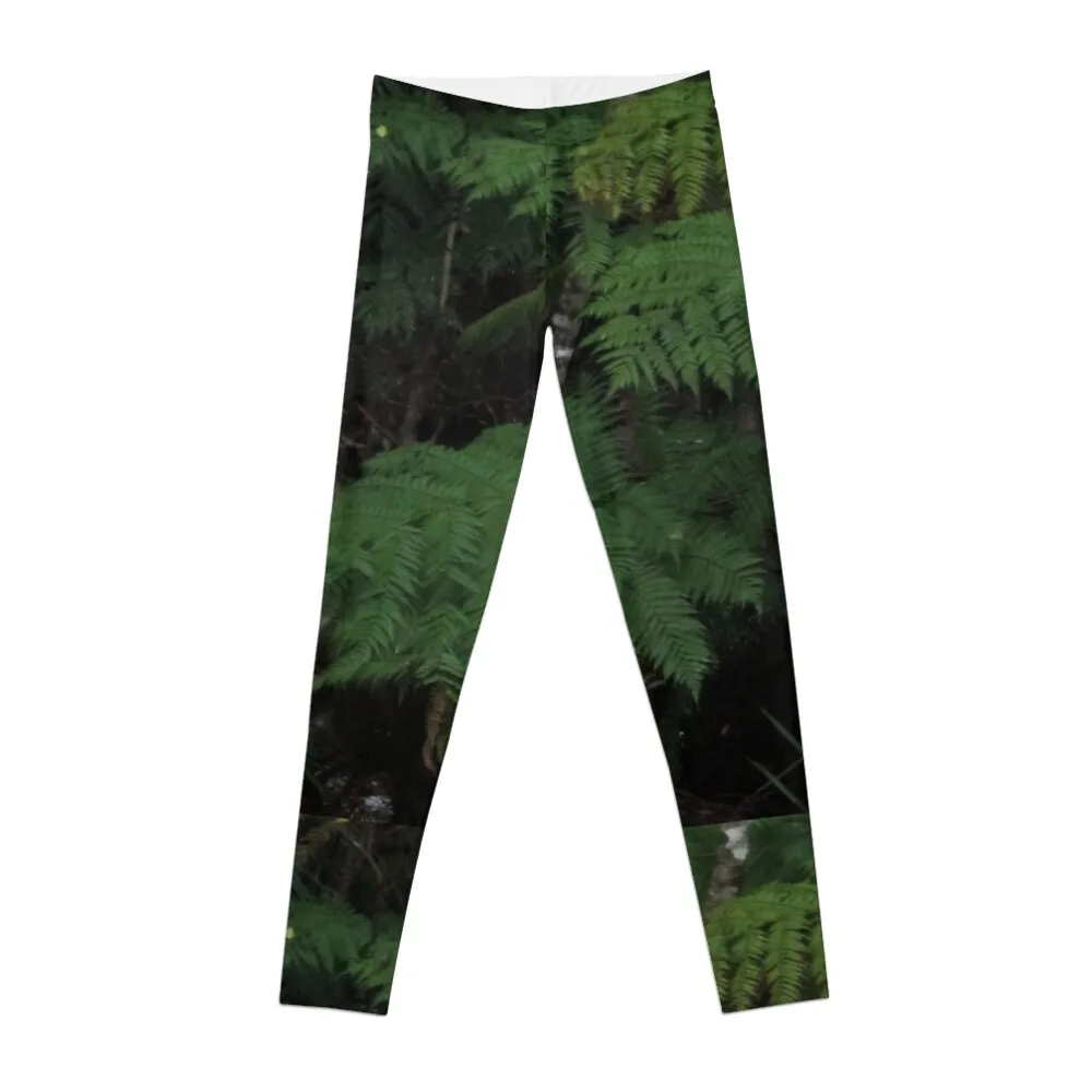 Forest tree fern Leggings push up tights for Golf wear Pants sport Womens Leggings