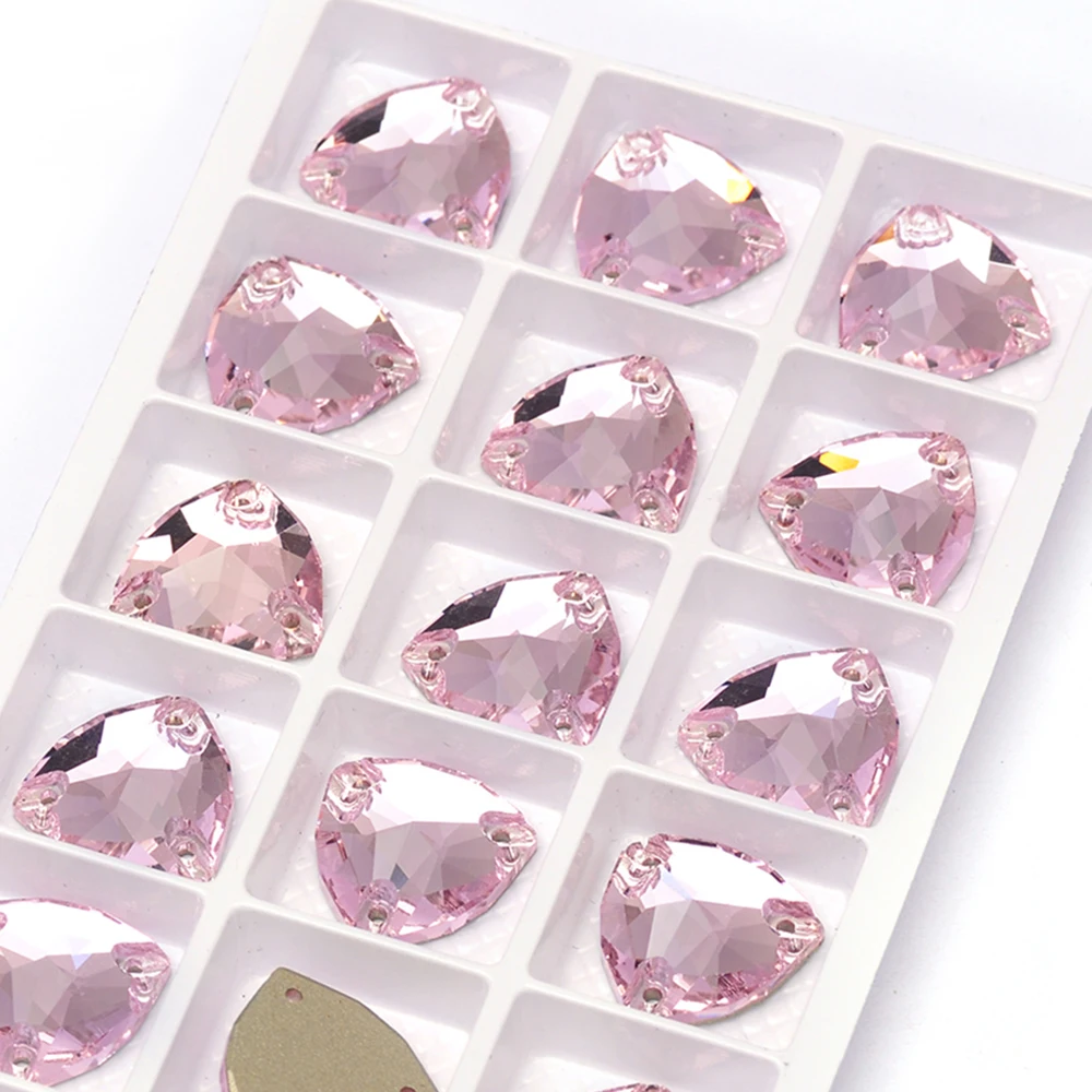 PUBRILEX K9 Glas Trilliant Flatback Strasssteine zum Aufnähen, DIY-Näh- und Basteldekorationen, Kristalle für Kleidung, Kleider und Bekleidung – Detail 10