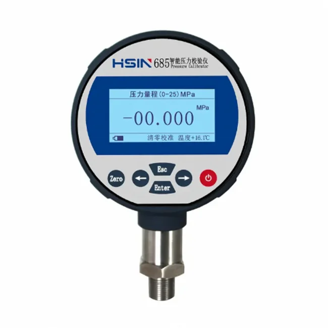 

(0~400)kPa Digital Reference Pressure Gauge Indicator HSIN685 Stainless Steel Manometer Pressure Gauge for Pressure Transmitter