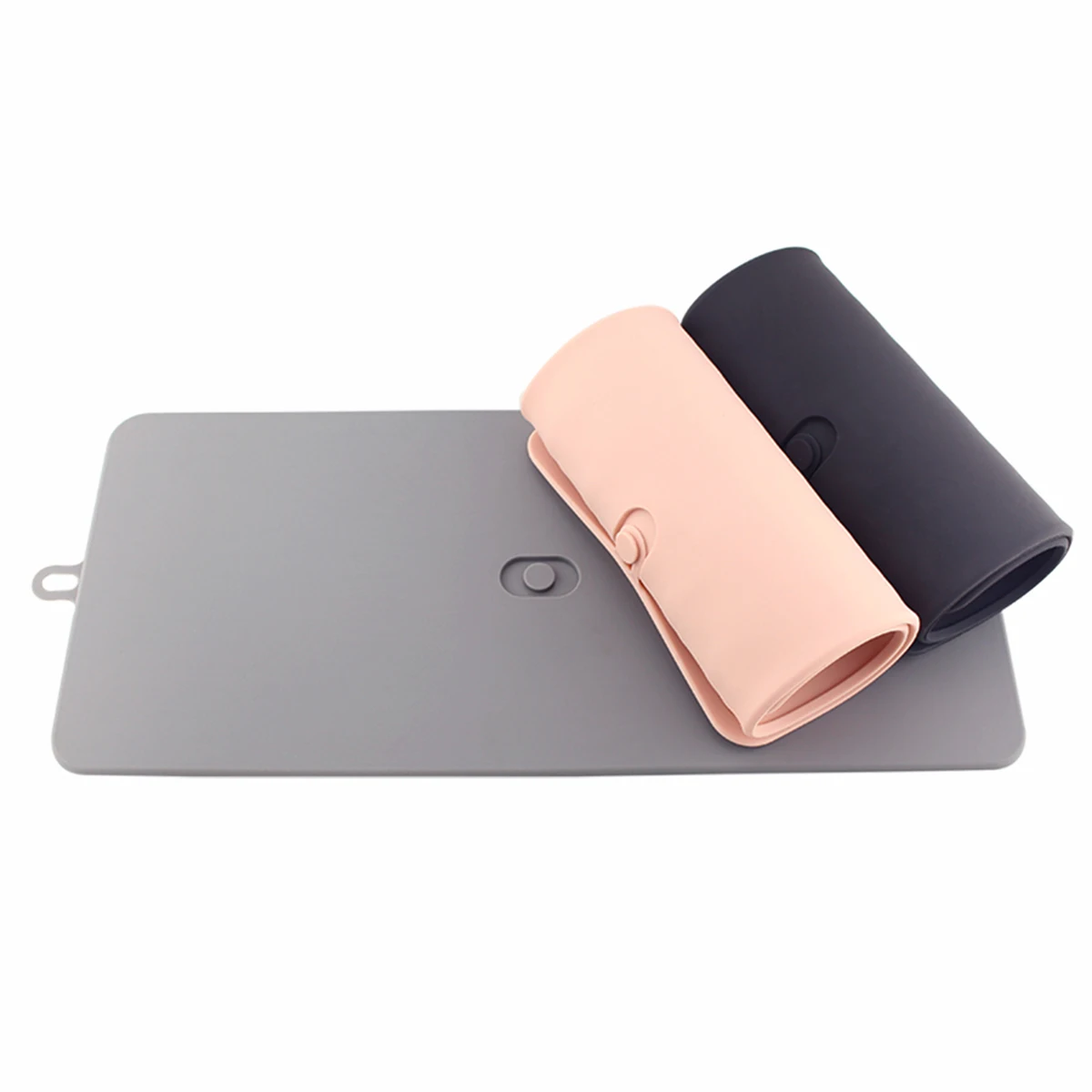 

Silicone Draining Mat with Deep Grooves for Tableware Drying Dish Pad Fruits Vegetables Kitchen Bar Drainage Tray