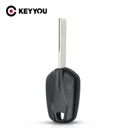 KEYYOU obudowa klucza transpondera samochodowego z HU83 ostrze klucz pusty Case dla citroena dla Peugeot 508