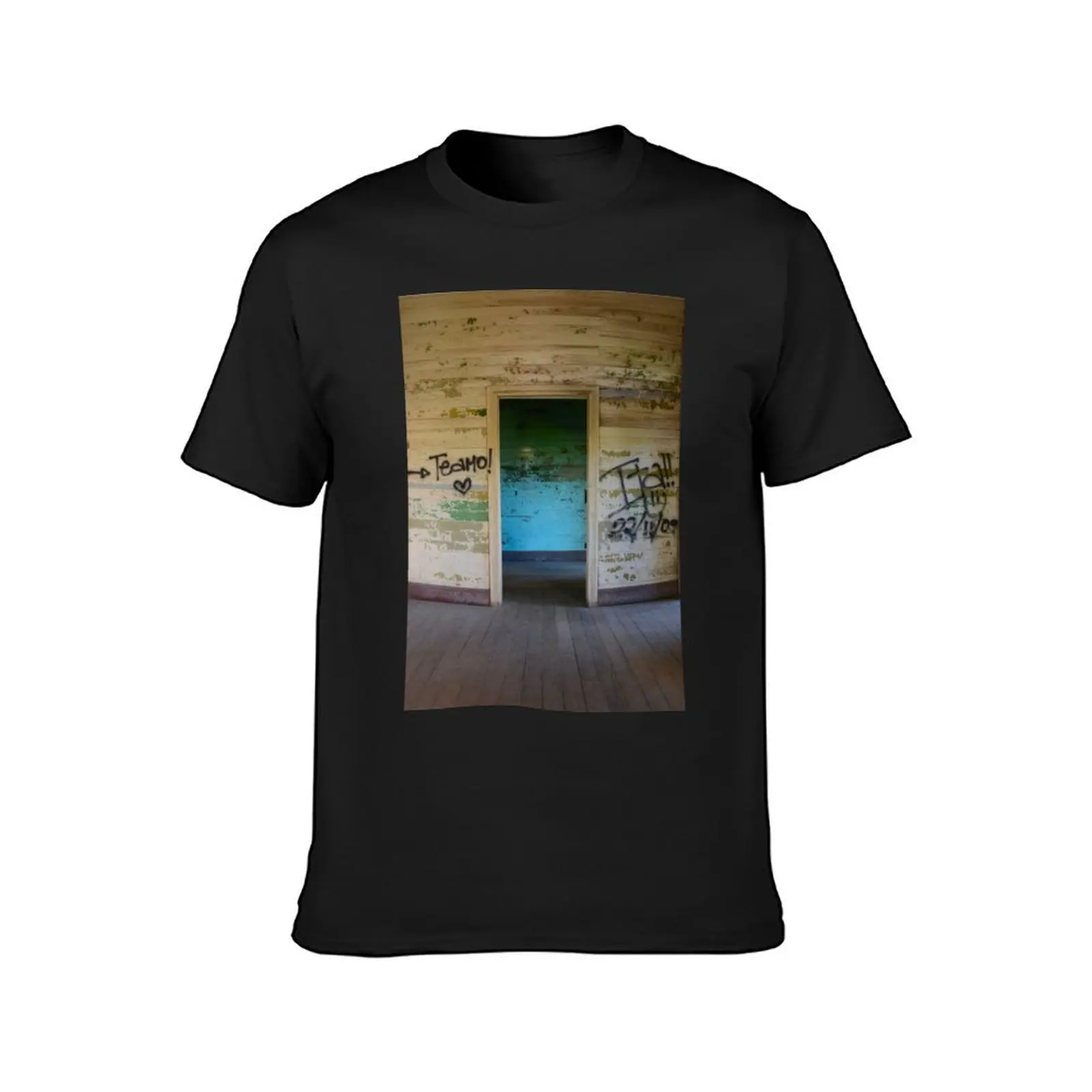 Blue Room - Abandoned Sanatorium in Costa Rica T-Shirt summer clothes blacks shirts graphic tees mens graphic t-shirts anime