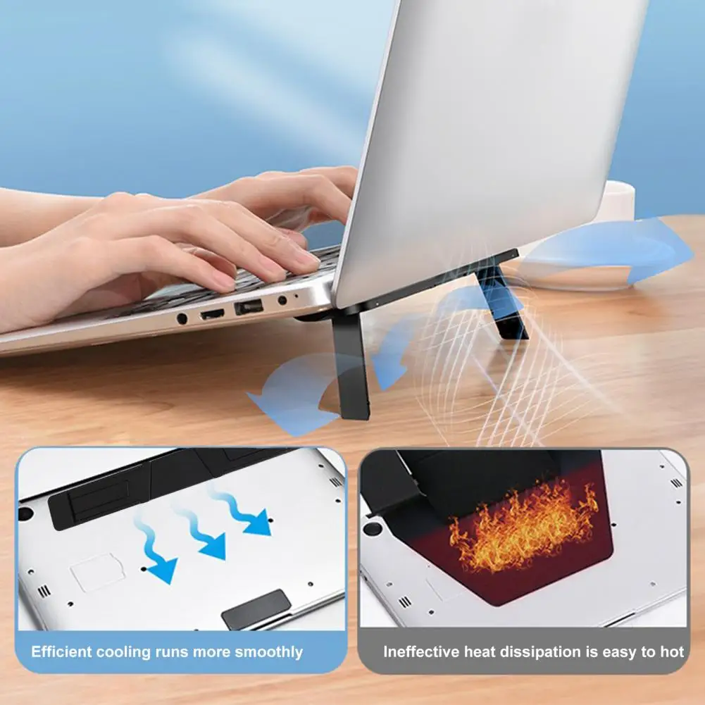 Universal Laptop Stand Desktop Holder Foldable Computer Invisible Notebook Bracket Desktop Adjustable Laptop Cooling Holder