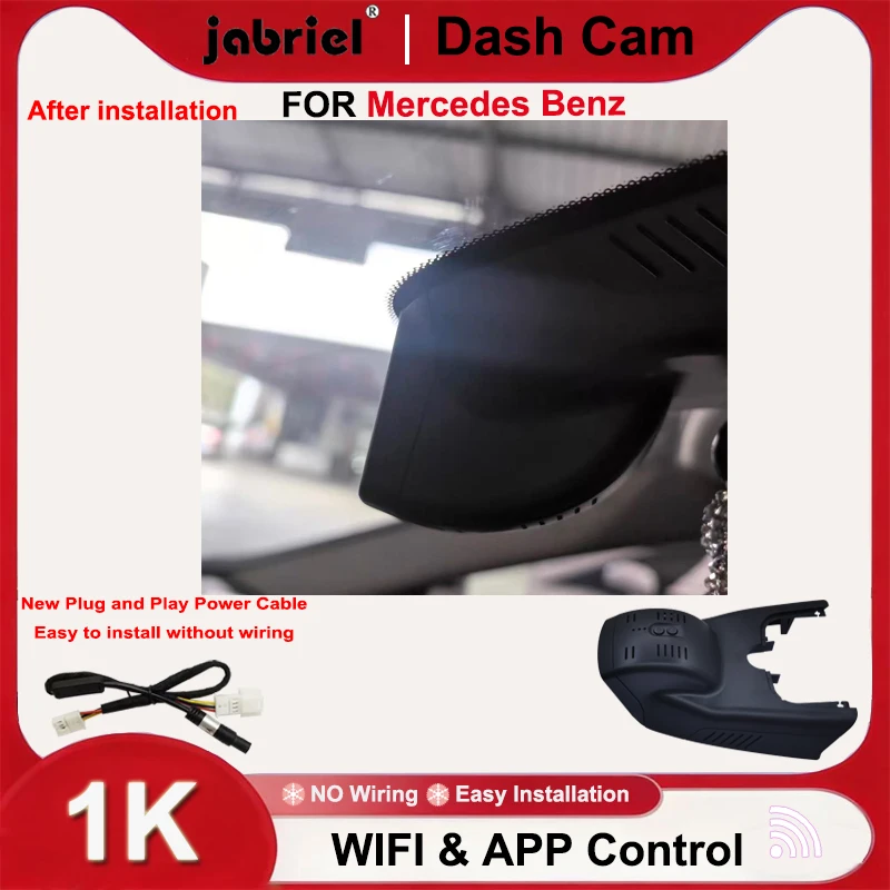 

Видеорегистратор Jabriel 1080P Plug and Play для Mercedes-Benz CLA, GLA, 180, 200, 200d, 220, 220d, 250, 250d, X156, A180, A180d, A200, A200d