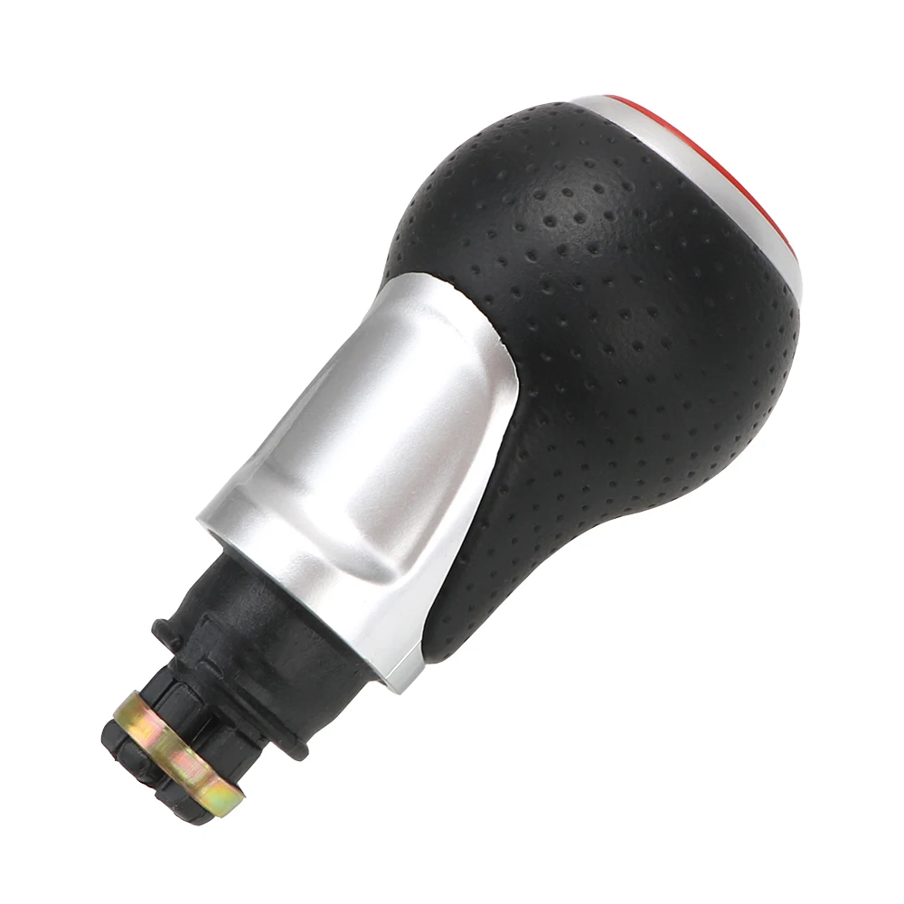 12mm 5/6 Speed Car Gear Shift Knob For Audi A4 B6 B7 B8 A6 S4 8K A5 8T Q5 8R S Line Ibiza 6J Seat Leon Mk1 Passat Golf Auto Accs