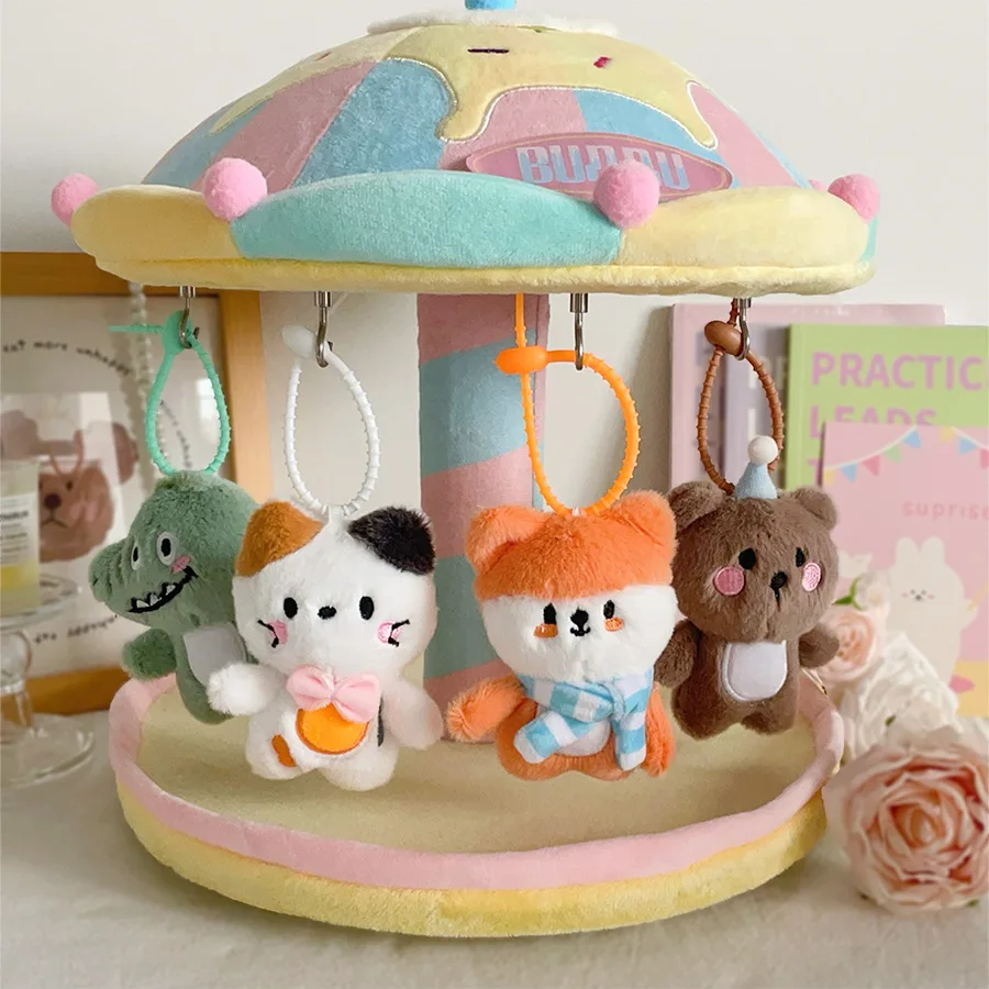 Original Animal Party Series Doll Bags Keychains Pendants Fine Dolls Plush Toys Small Figurines