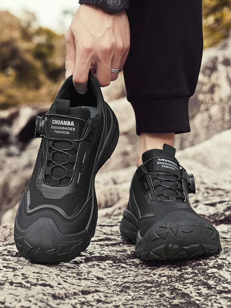Herren-Freizeitschuhe, modische Sportschuhe, klassische und stilvolle Sneaker mit Schnürung, leicht, bequem und atmungsaktiv. – Detail 4