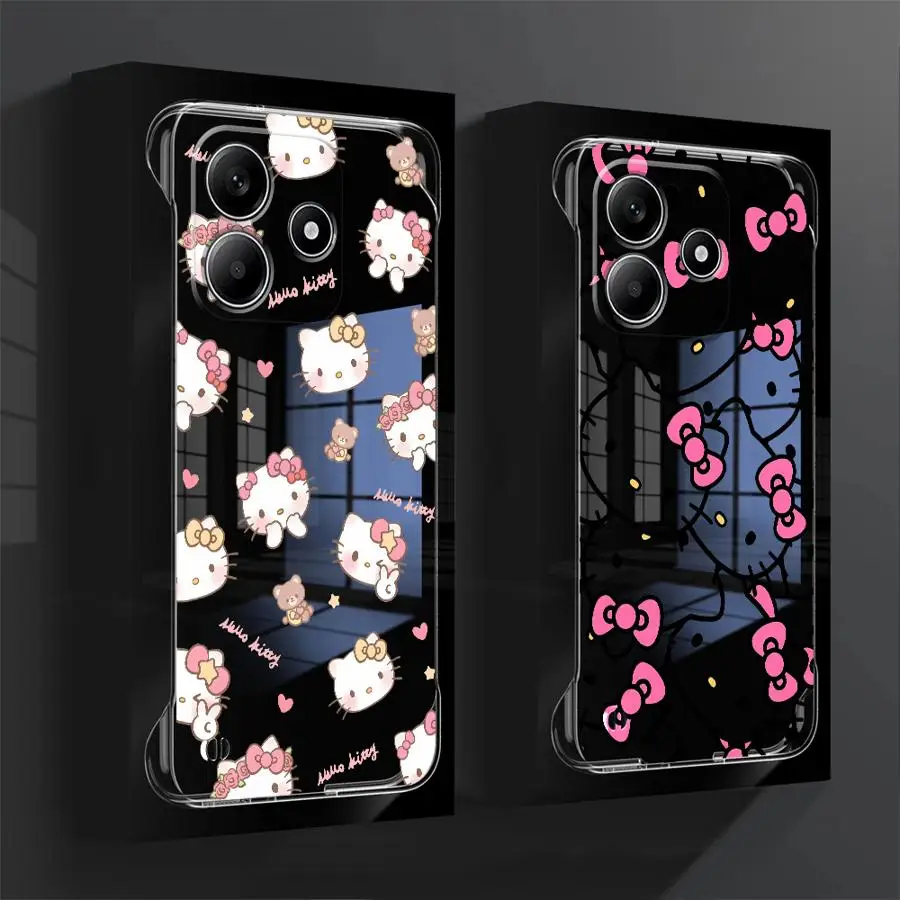 Cute H-Hello Kitty Phone Case for Redmi Note 14ProPlus5G 14 13ProPlus 13 Pro 10Pro4G 12Pro5G Luxury Coque