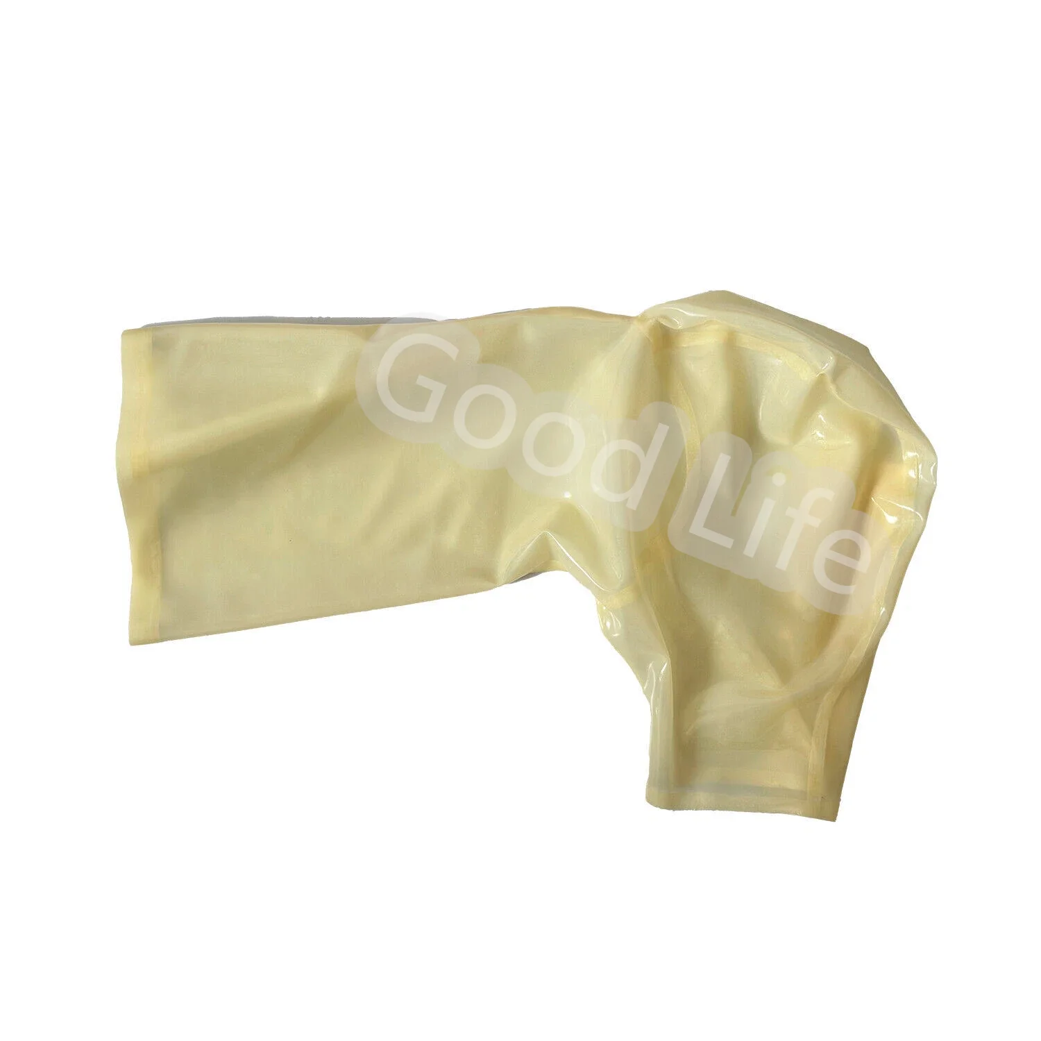 

Handmade Fetish Latex Rubber Gummi Hood Masks With Spoof Feet Sleeve Cosplay Club Hood customized catsuit costume 0.4mm cool