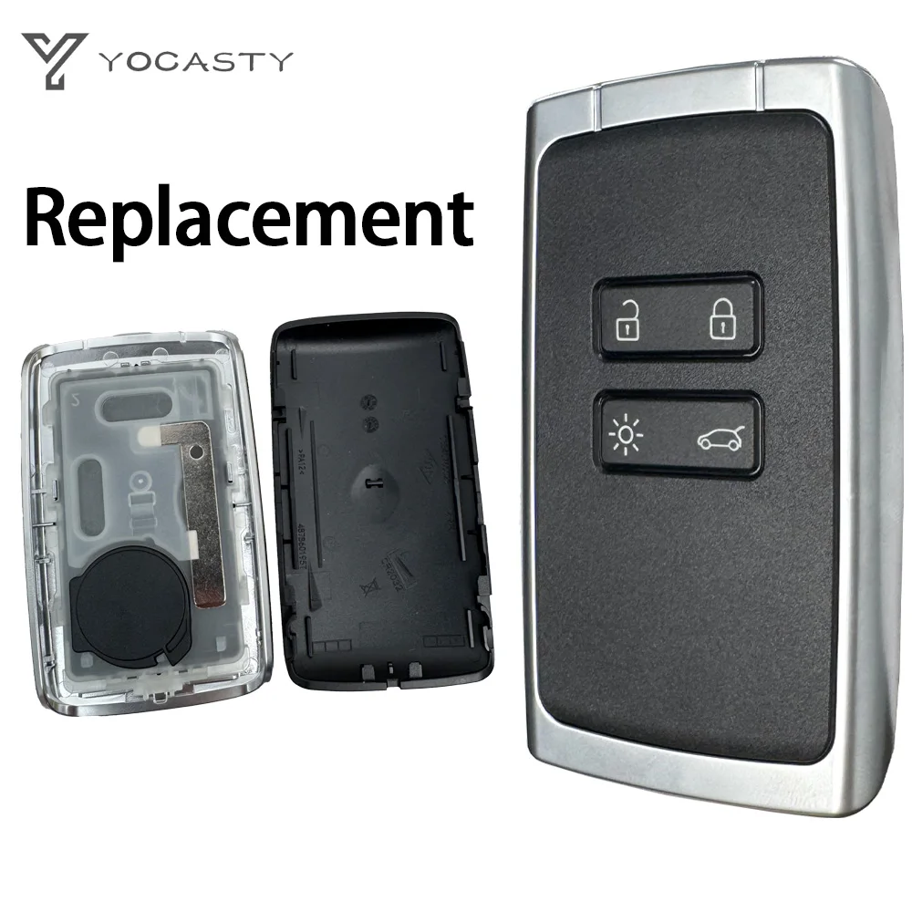 YOCASTY KR5IK4CH-01 Obudowa kluczyka z kartą inteligentną do Renault Megane 4 Talisman Espace 5 Kadjar Zoe 2 Koleos Captur