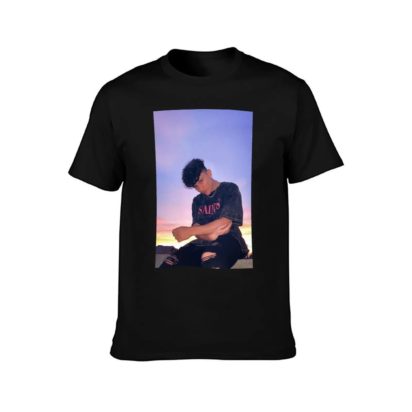 Tony Lopez Cute sticker/T-Shirt, Summer Casual Cotton Tee, Oversized Streetwear Tops, Vintage Graphic Print, Unisex Men Women