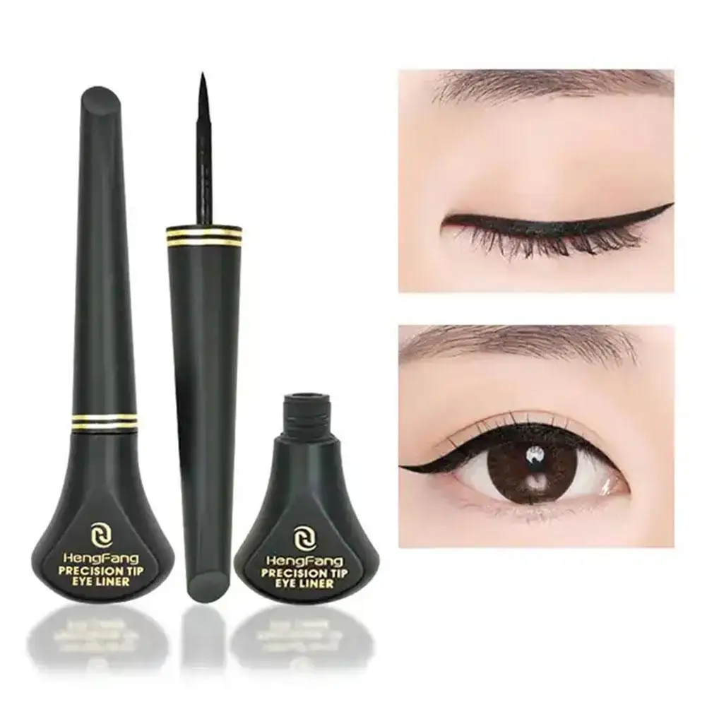 5ml Black Liquid Eyeliner No Smudging No Makeup Waterproof Sweat-proof Superfine Eyes And Liner Liquid Soft Eyeliner H7Q3