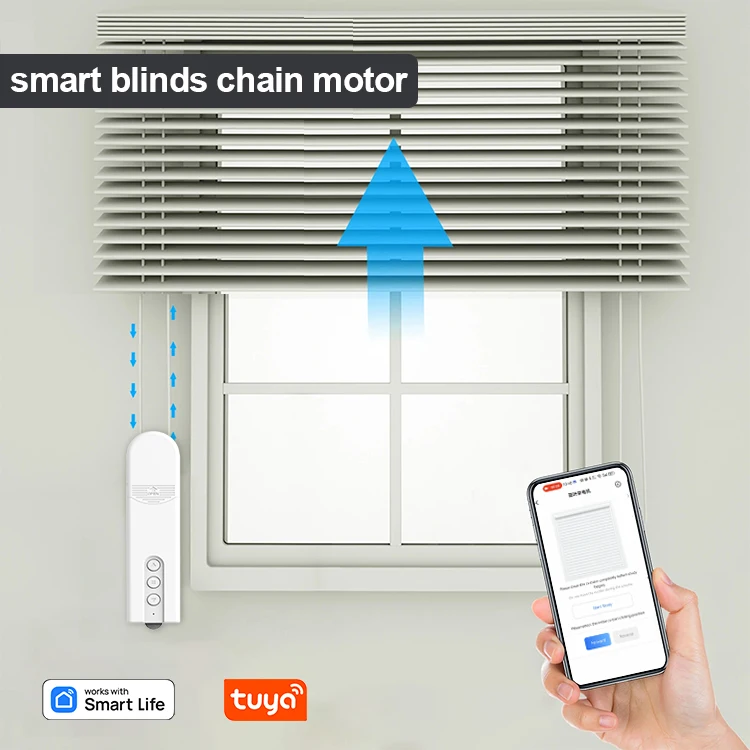 Zigbee Tuya WiFi Bluetooth Smart Electric Curtain Motor Chain Roller Shutter DIY Electric Shutter Drive Solar Panel Google Home