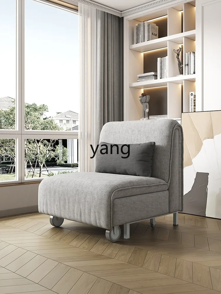 Yjq Single Sofa Bed Foldable Dual-Use Small Apartment Study Multi-Functional Technology Fabric Couch