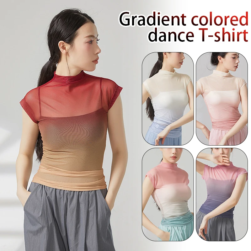 

Classical Dance Costume Gradual Suit Fairy Daily Practice Dress Loose Flowing Gauze Chinese Dance Performance Stag Dancewear