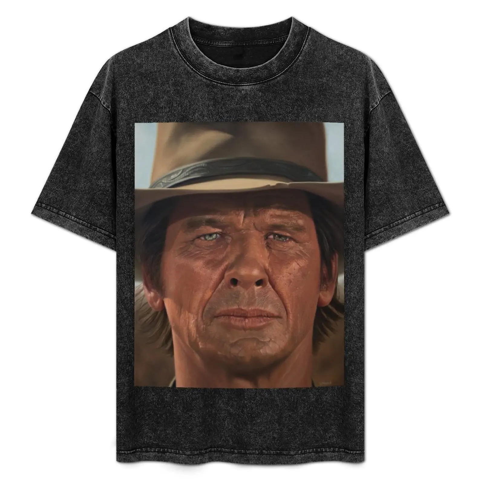 

Charles Bronson T-Shirt Retro Style Print Casual Top