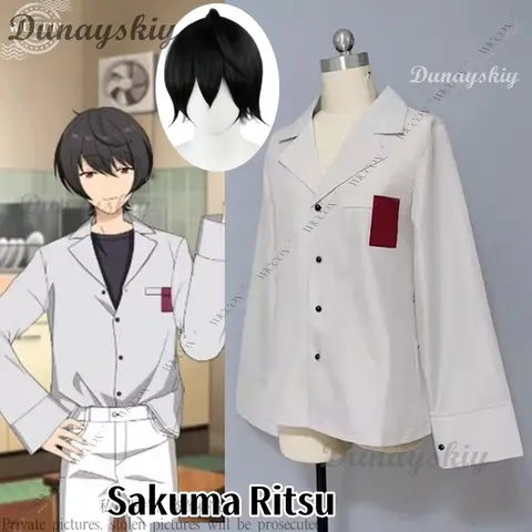 Sakuma Ritsu Ensemble Stars Anime Spel Cosplay Kostym Söt Festkostym Sommarblus Casual Skjorta Peruk Halloween Uniformer Set 10 best sales ritsu sakuma cosplay - №8