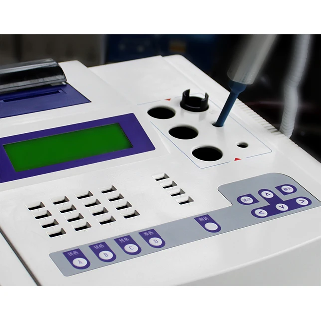 محلل التخثر شبه الآلي 3 قنوات تخثر شبه تلقائي للمختبر