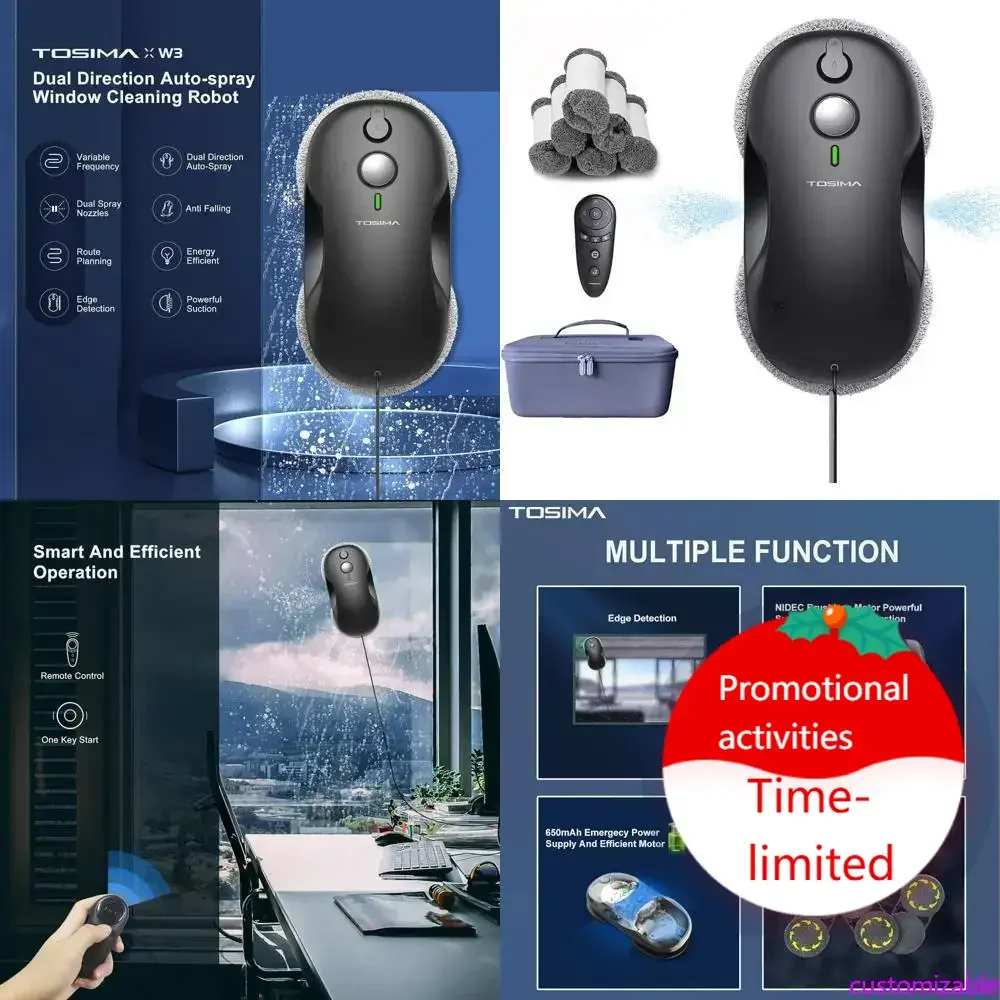 

Горячая распродажа: Умный робот-мойщик окон с двойным распылением, тройной системой безопасности и интеллектуальной навигацией