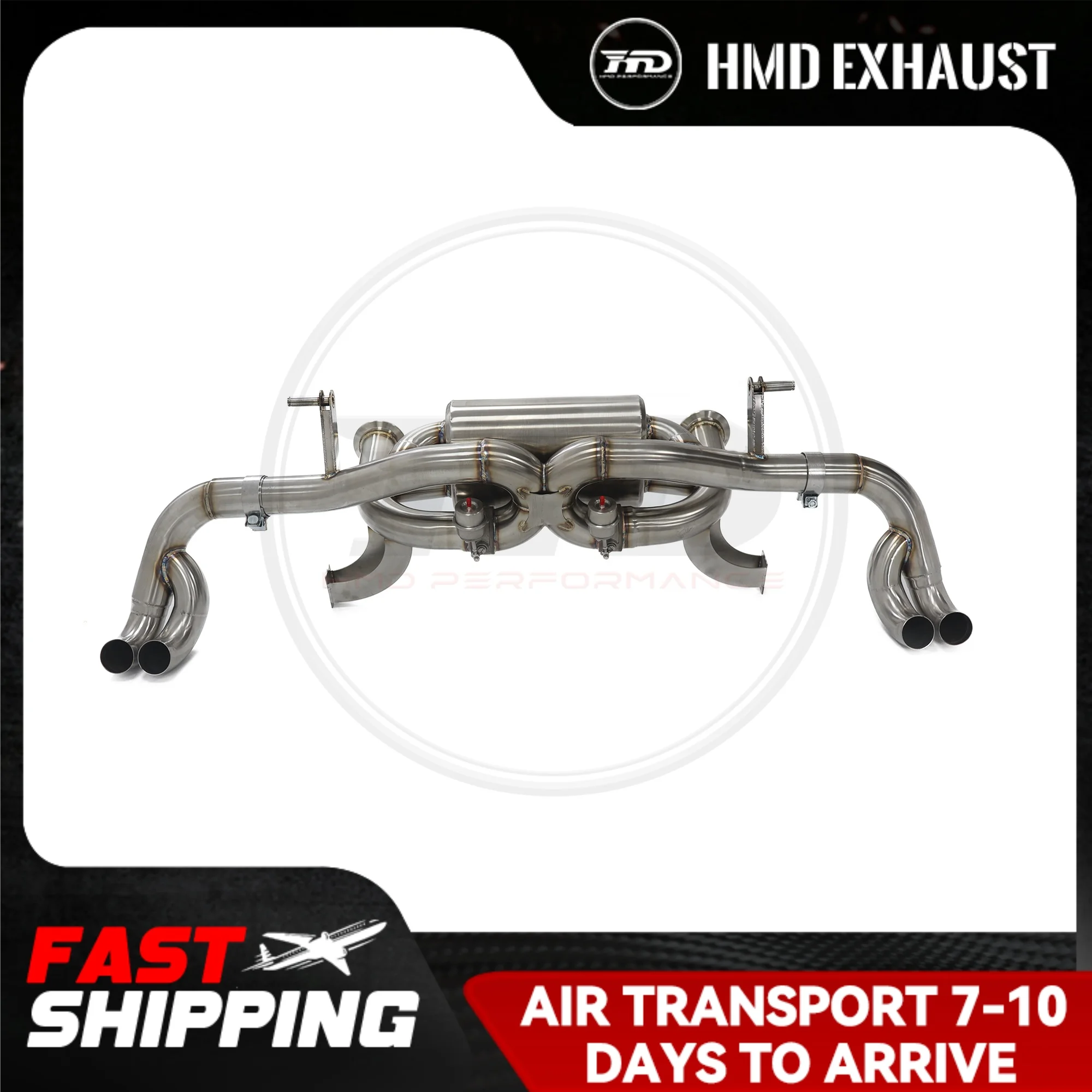 

HMD Exhaust System Stainless Steel Performance Catback for Audi R8 V8 V10 4.2L 5.2L Muffler With Valve