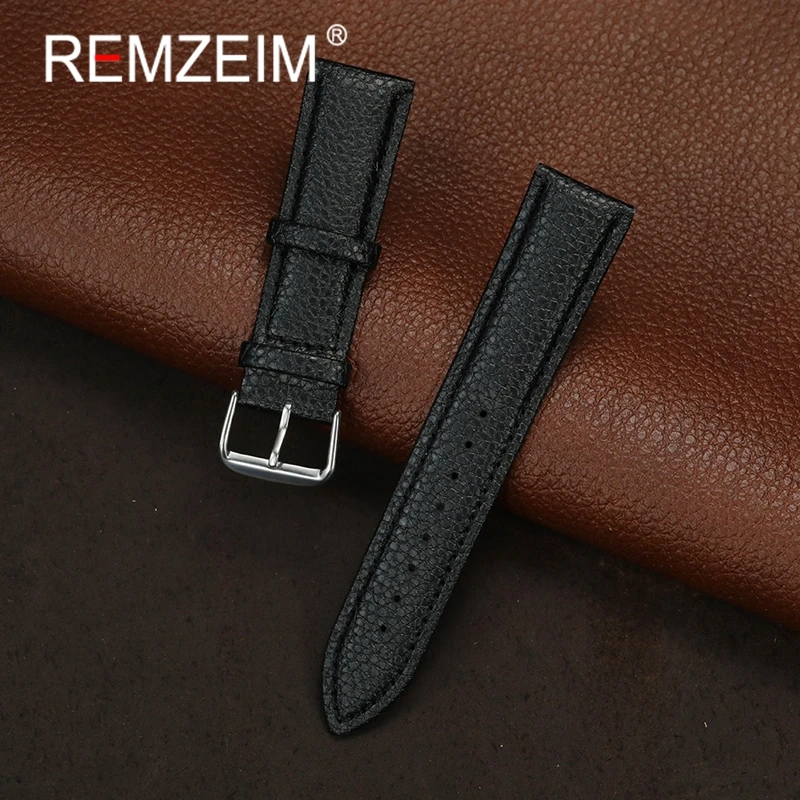 

Men Women Soft Leather Watchband Belt 12mm 14mm 16mm 18mm 20mm 22mm Replacement Wristband Casual Wrist Bracelets