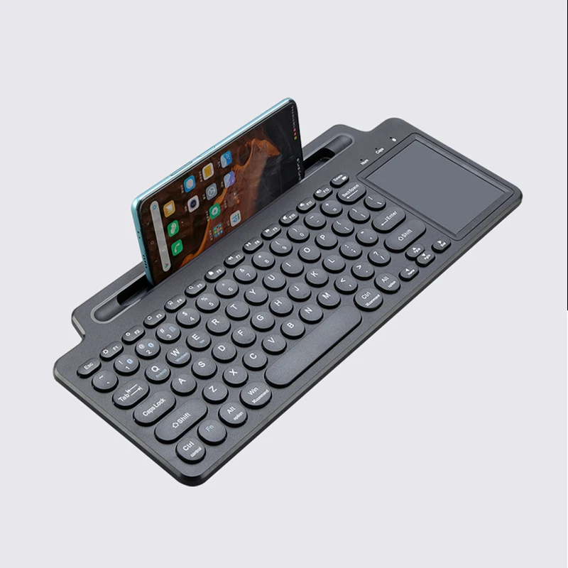 2.4G Wireless Bluetooth-compatible Keyboard With Number Touchpad Mouse Card Slot Numeric Keypad For IOS/Android TV Box Laptop
