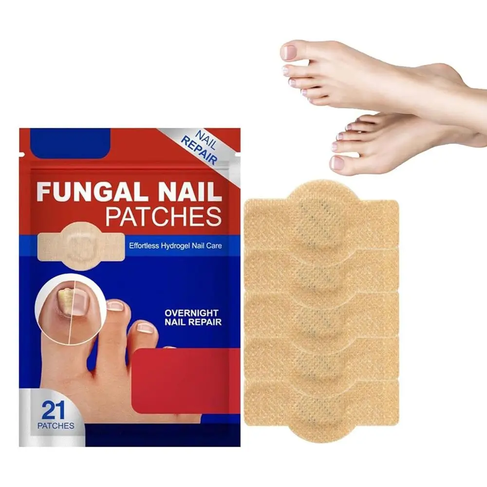 Parches de uñas hongos suaves, parches de reparación de uñas eficaces fáciles de usar, restauran la resistencia de las uñas, tratamiento de uñas hongos portátil