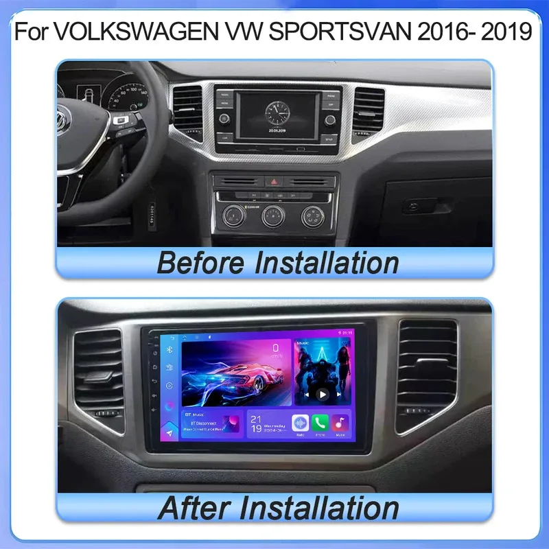 Android 15 Multimedia Car Player For VOLKSWAGEN VW SPORTSVAN 2016 2017 2018 2019 Auto NO 2din DVD Wireless Carplay GPS Navigatio
