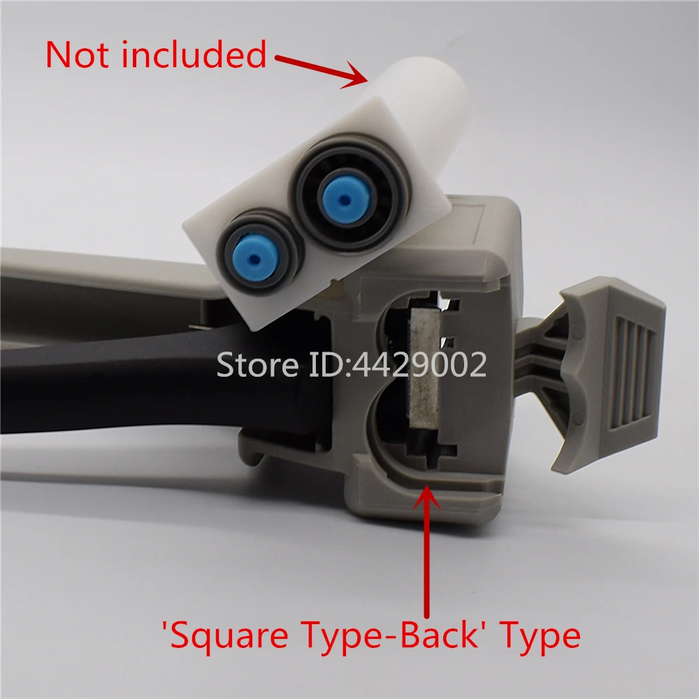 50 Stück 50ml 1:2 Epoxidharz-Klebepistole, 2-Komponenten Manueller Dispenser, Kartuschenpistolen für 50ml 1:1 1:2 Quadrat- und Back-Typ AB-Klebstoffe – Detail 5