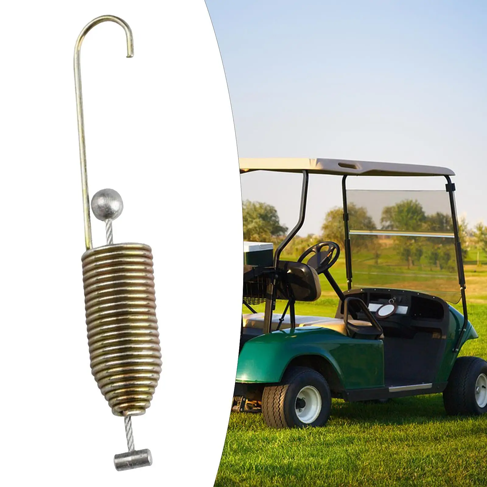 

Возвратная пружина дроссельной заслонки, прямая замена, простая установка, детали тележки для гольфа, возвратная пружина педали