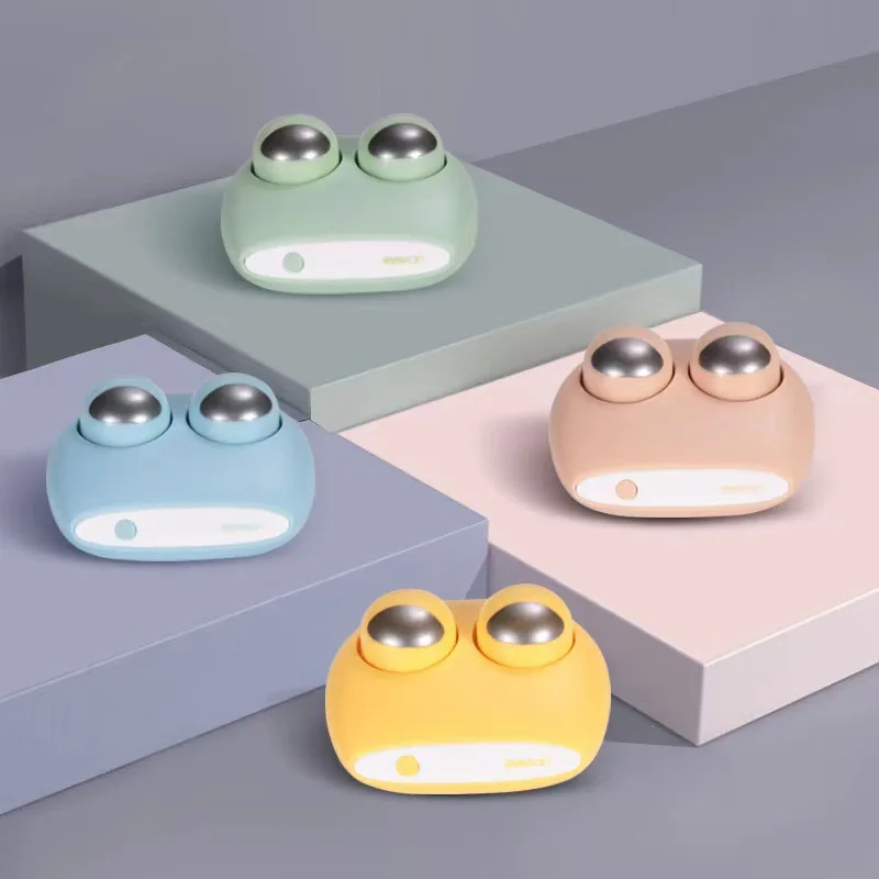 Cute Frog Contact Lens Cleaner High Frequency Vibration Cleaner Contact Lenses Cleaning Tools Contact Lens Washer