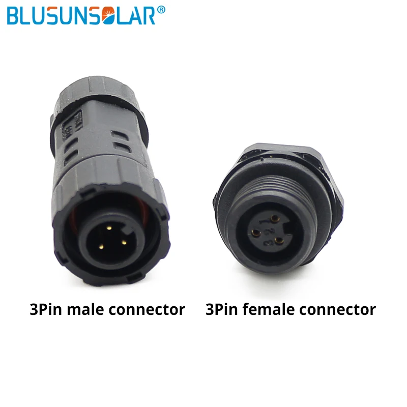 20 Pair M12  Female Panel Mount  Electronic Waterproof Connector Used In LED Connector 2pin,3pin,4pin,5pin,6pin 7pin 8 Pin