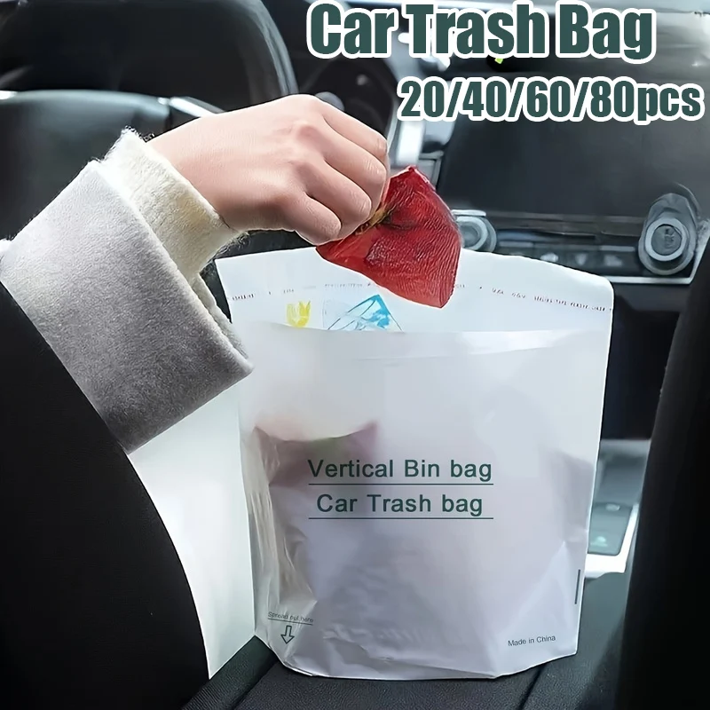 Kfz-Einweg-Müllbeutel, verdickt, auslaufsicher, wasserdicht, Erbrochenes Müllbeutel, Küche, Zuhause, Reinigungsmittel, 20/40/60/80 Stück